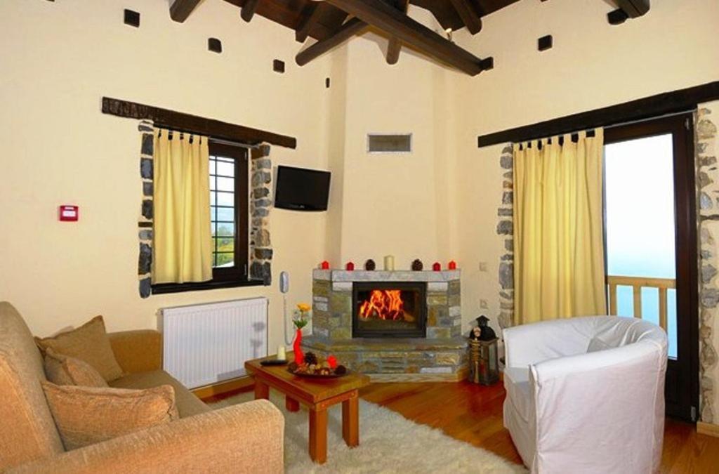 Aparthotel Prasino - Galazio Mourésion Pokoj fotografie