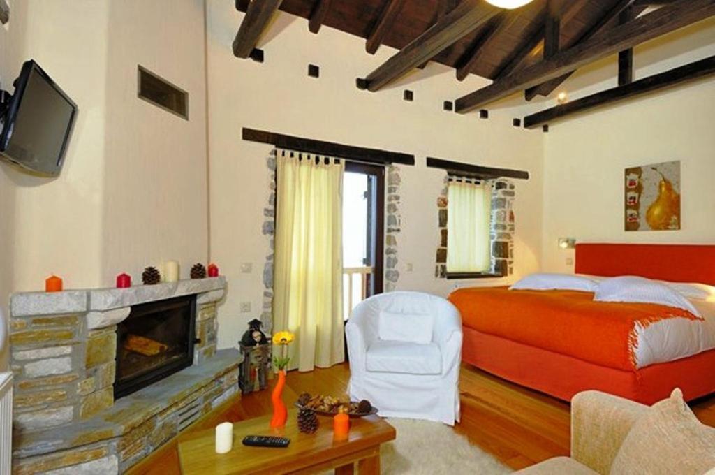 Aparthotel Prasino - Galazio Mourésion Pokoj fotografie