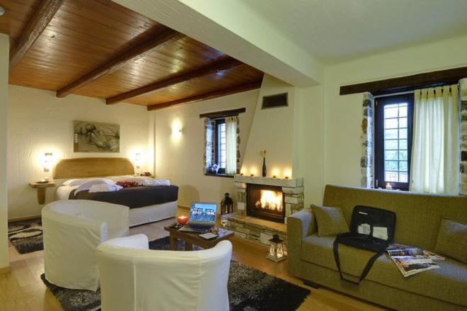 Aparthotel Prasino - Galazio Mourésion Pokoj fotografie