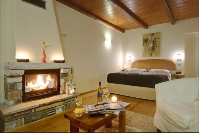 Aparthotel Prasino - Galazio Mourésion Pokoj fotografie