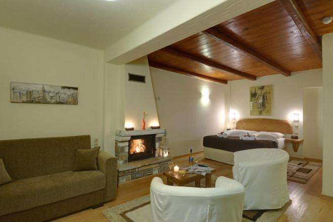 Aparthotel Prasino - Galazio Mourésion Pokoj fotografie